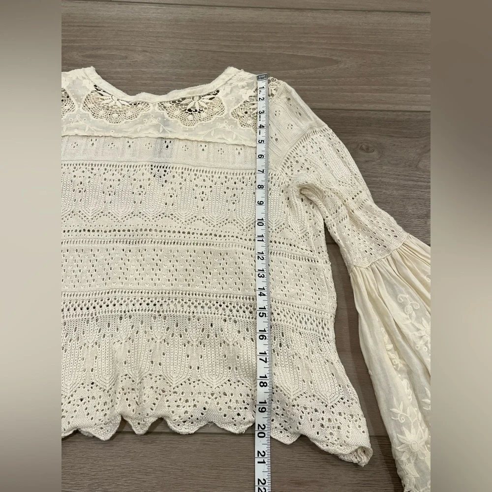 Free People Once Upon a Time Blouse Shirt Size S